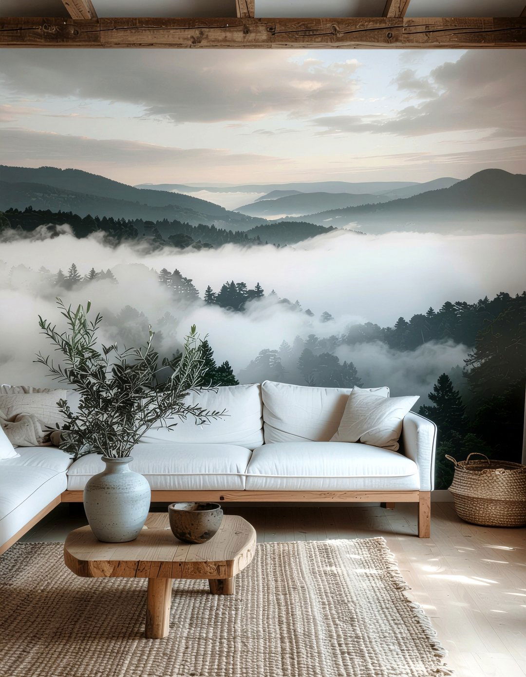 Landscape Wallpaper - 30 living room accent wall wallpapers