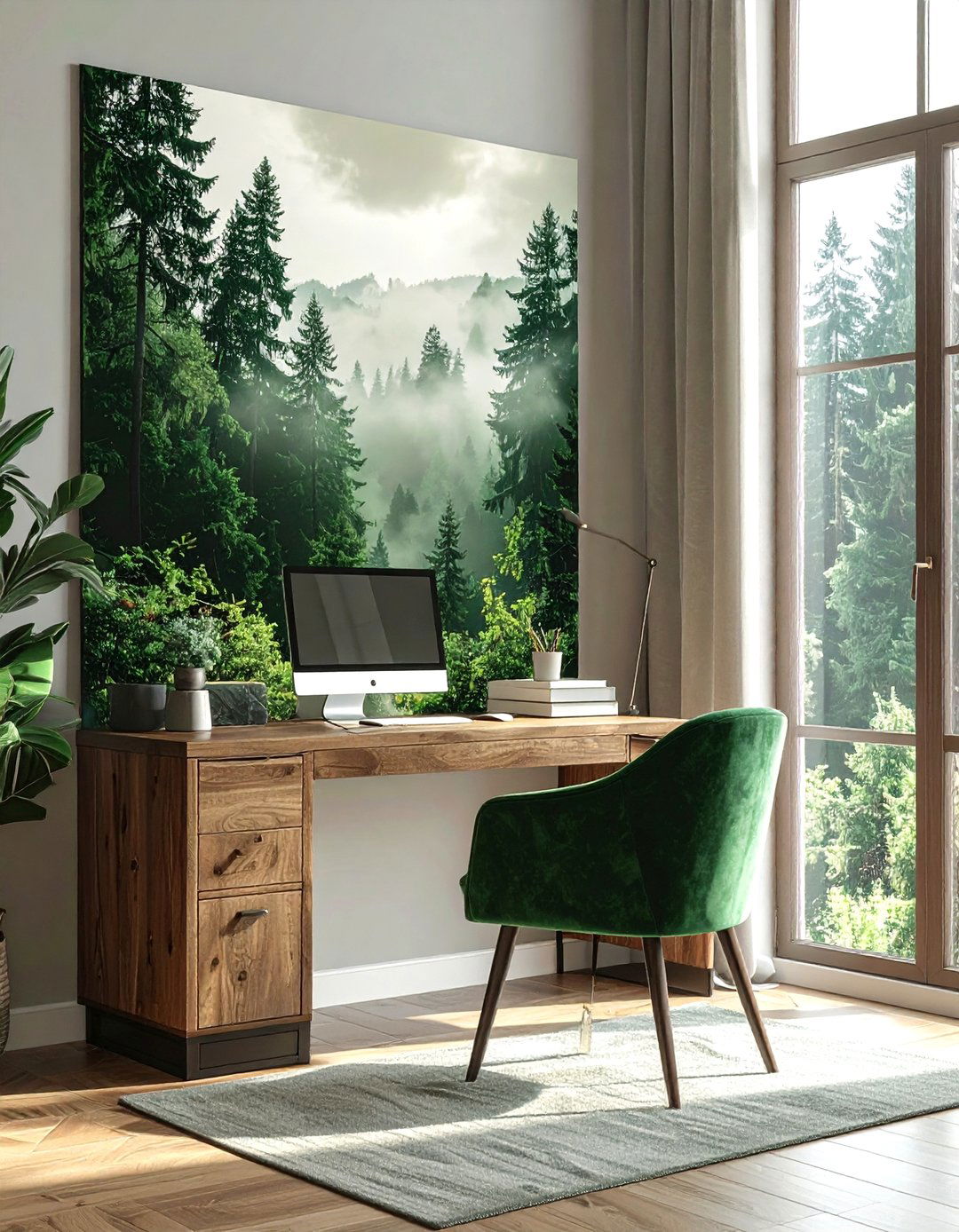 Landscape tapestry wall - 30 Lonny decor ideas