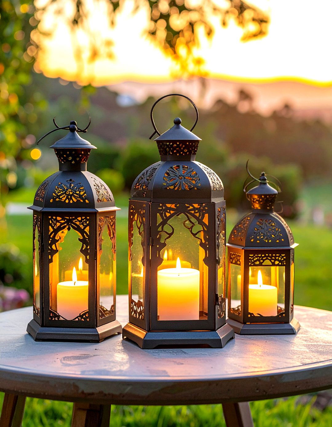 Lantern - 30 deck decor ideas