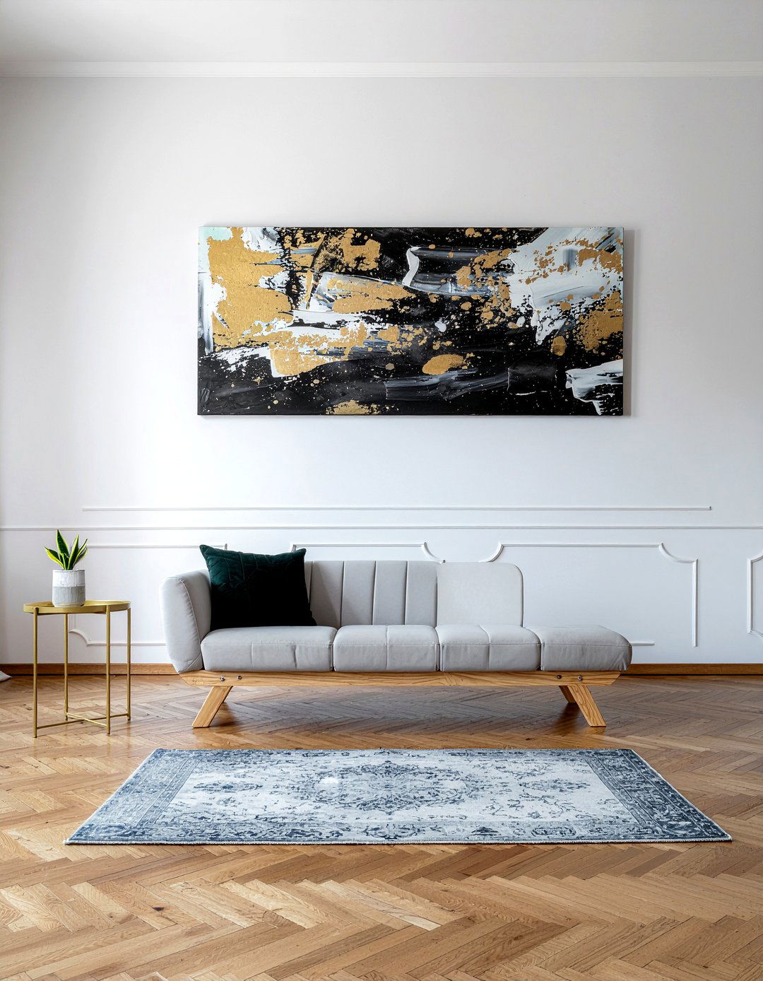 Large Abstract Wall Art - 30 grand living room ideas