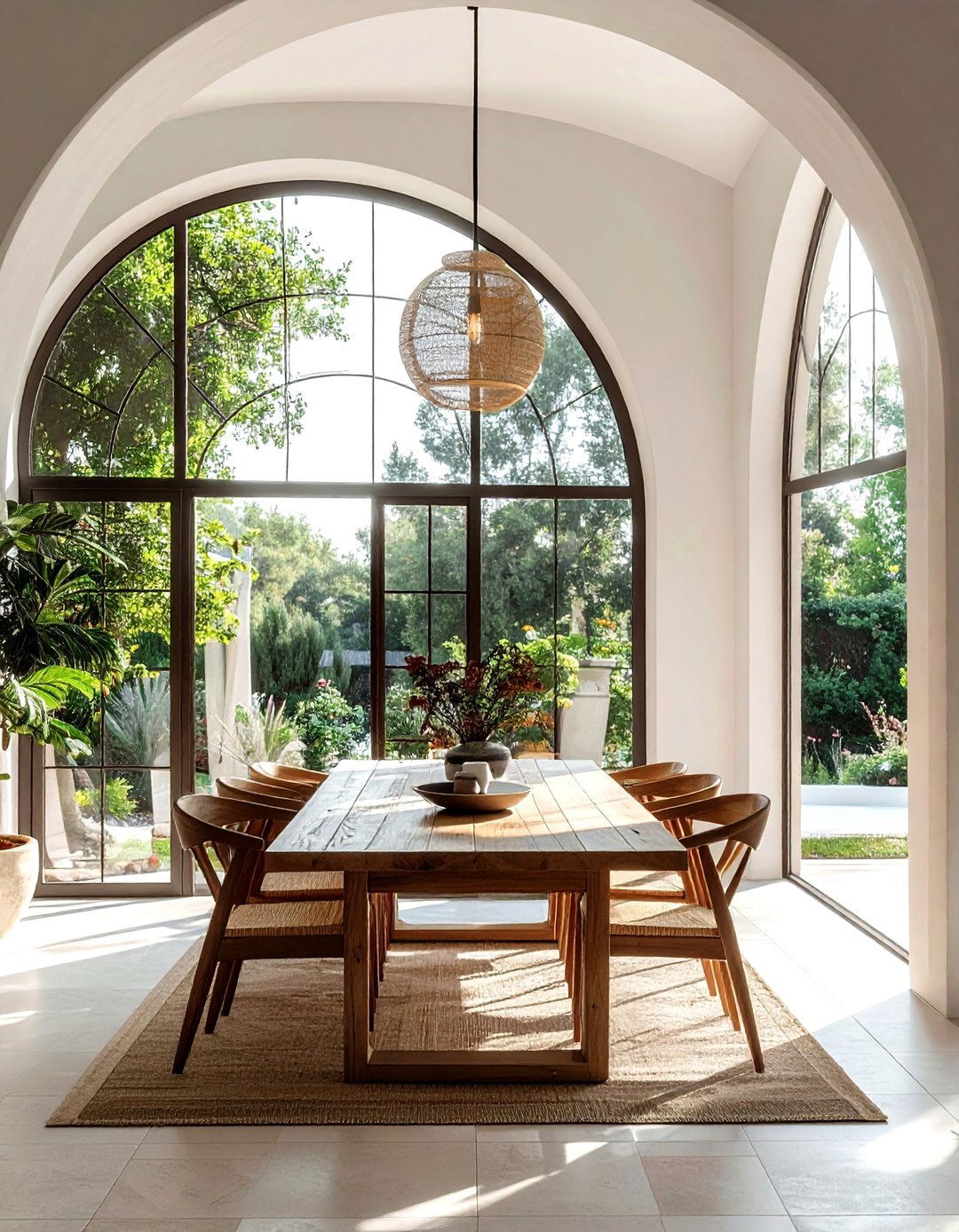 Large Arched Window - 30 Spanish dining room ideas