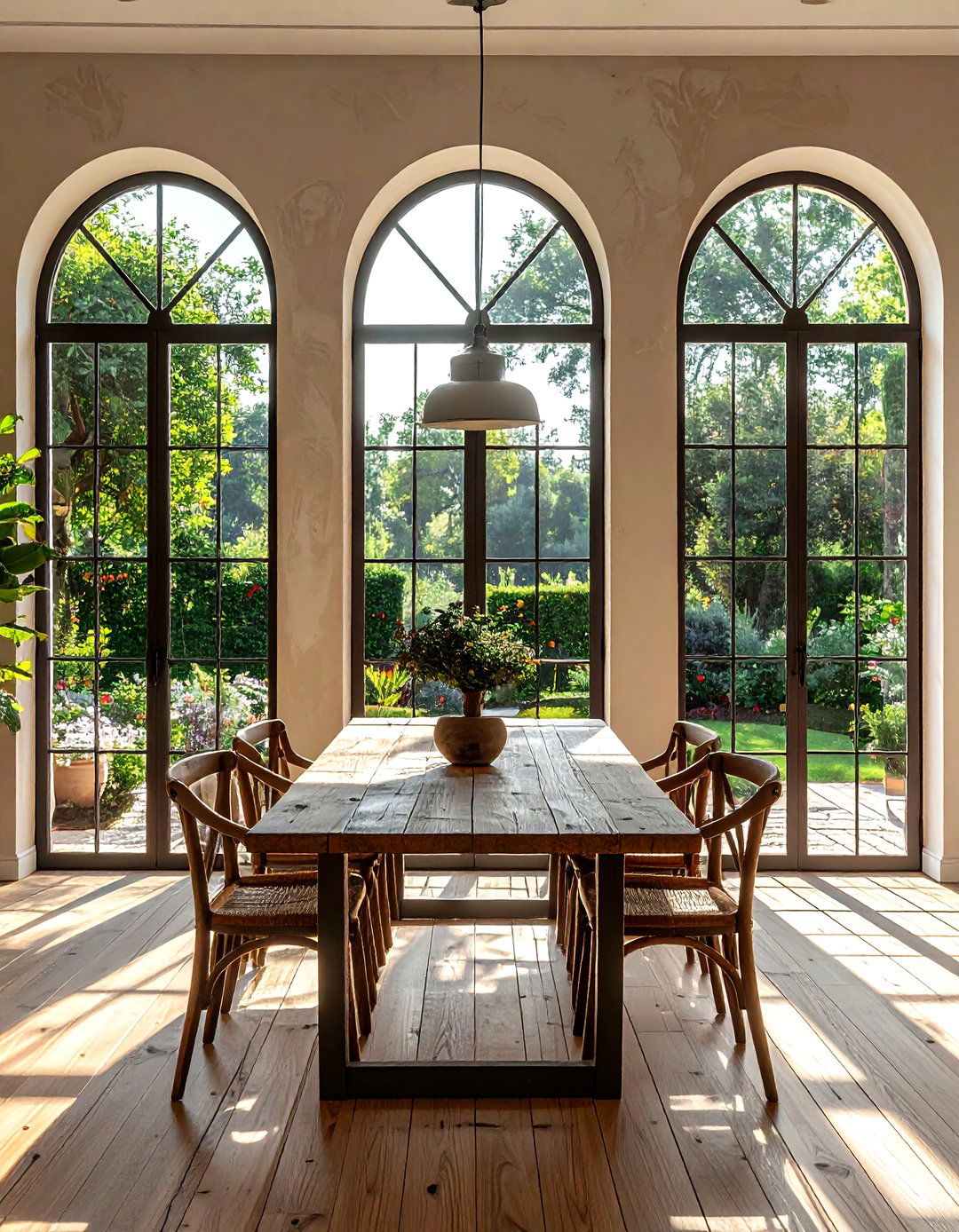 Large Arched Windows - 30 Provencal dining room ideas