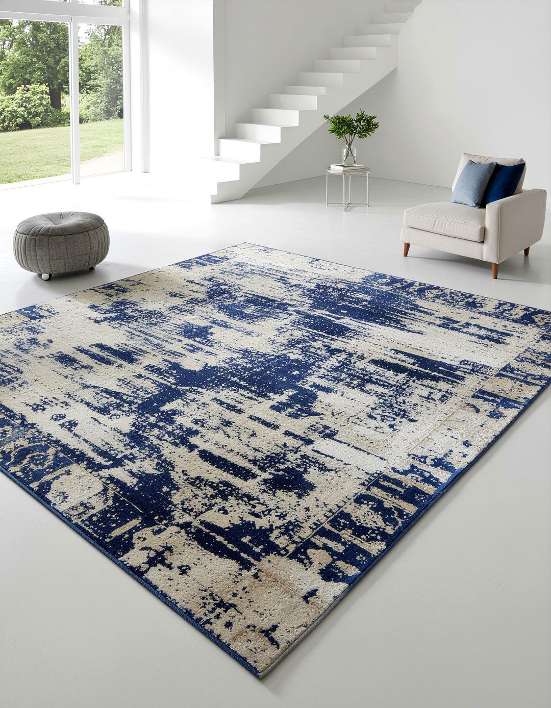 Large Area Rug For Gathering - 30 living room entertaining ideas