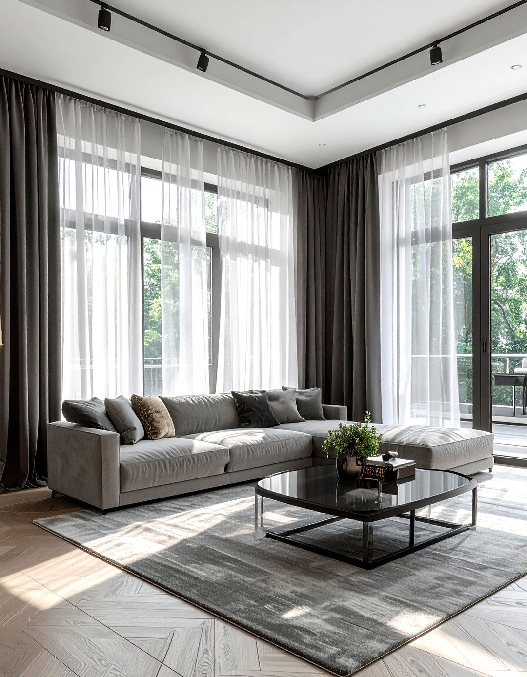 Large Bay Window Curtains - 30 living room bay window ideas