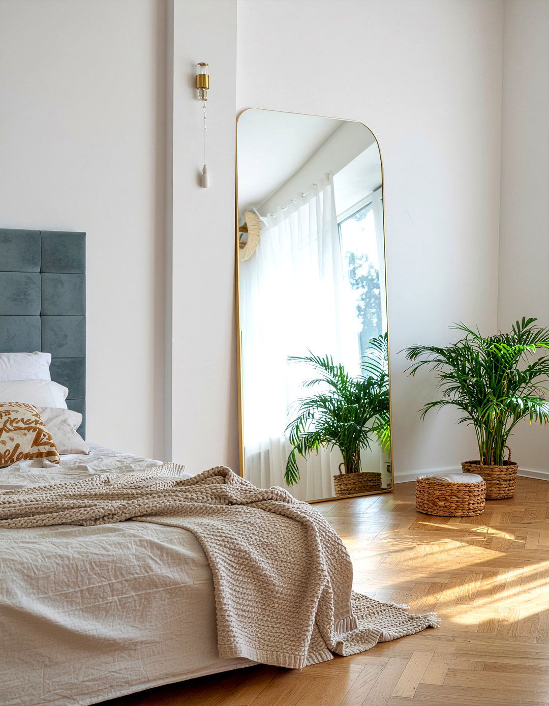 Large Bedroom Mirror - 30 sanctuary bedroom ideas