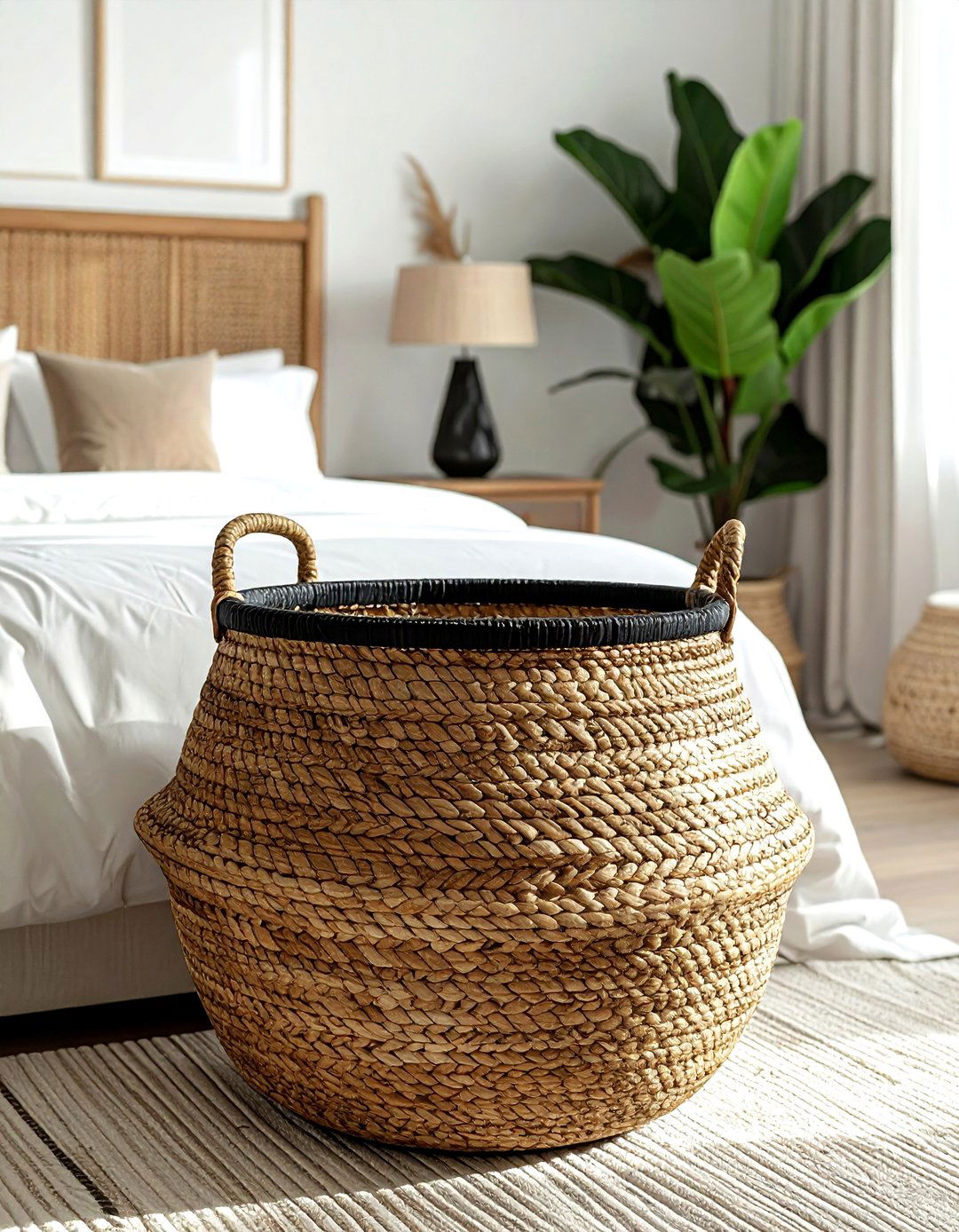 Large Belly Basket - 30 storage basket ideas