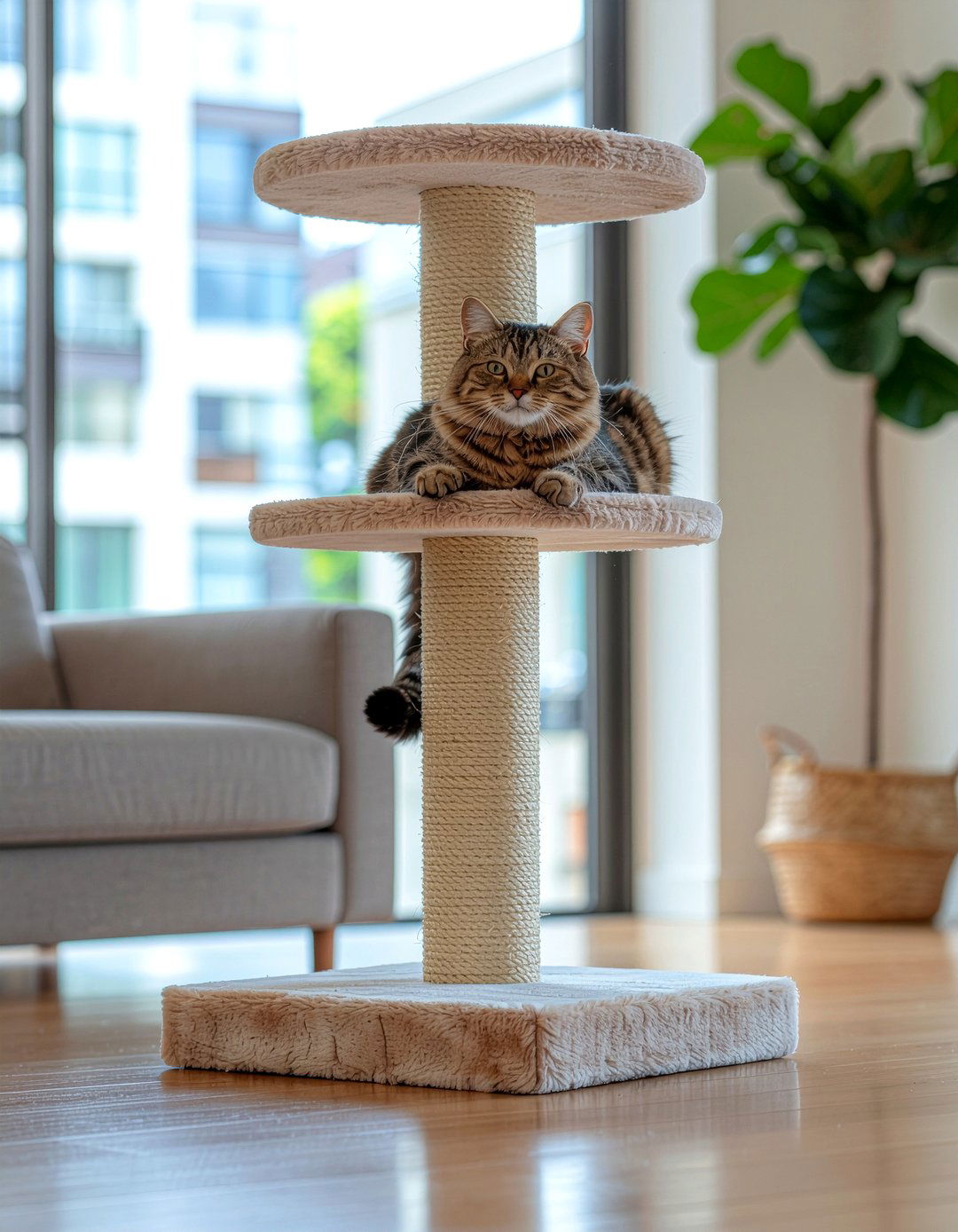 Large Breed Cat Tree - 30 cat tree living room ideas