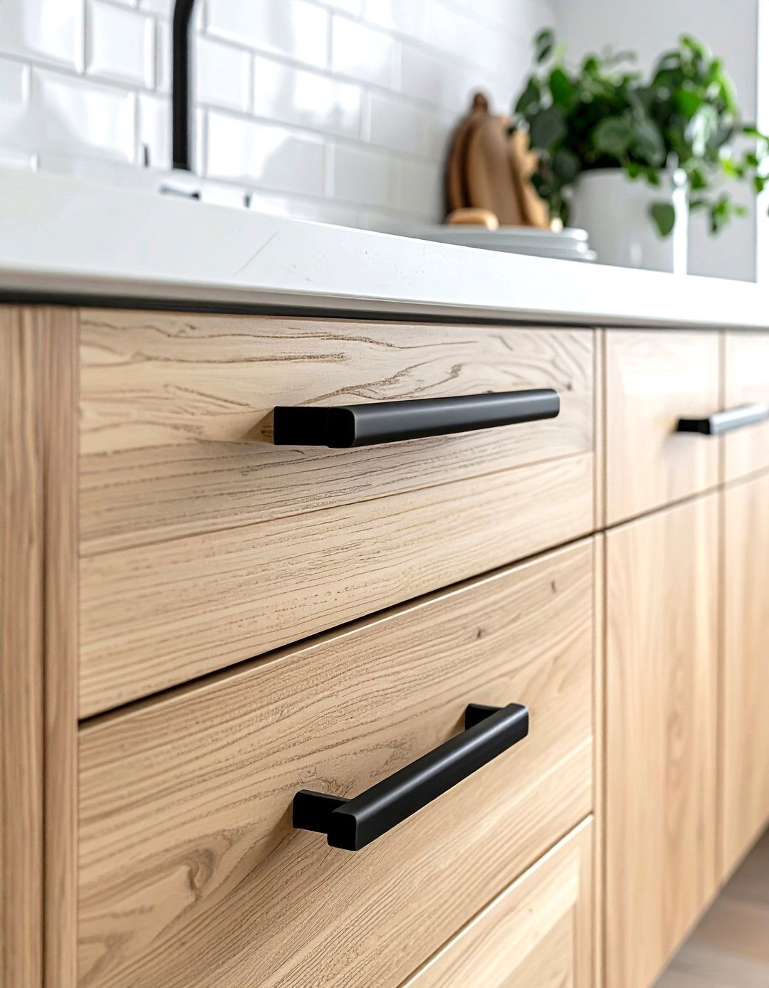 Large Cabinet Pulls - 30 kitchen ergonomic ideas