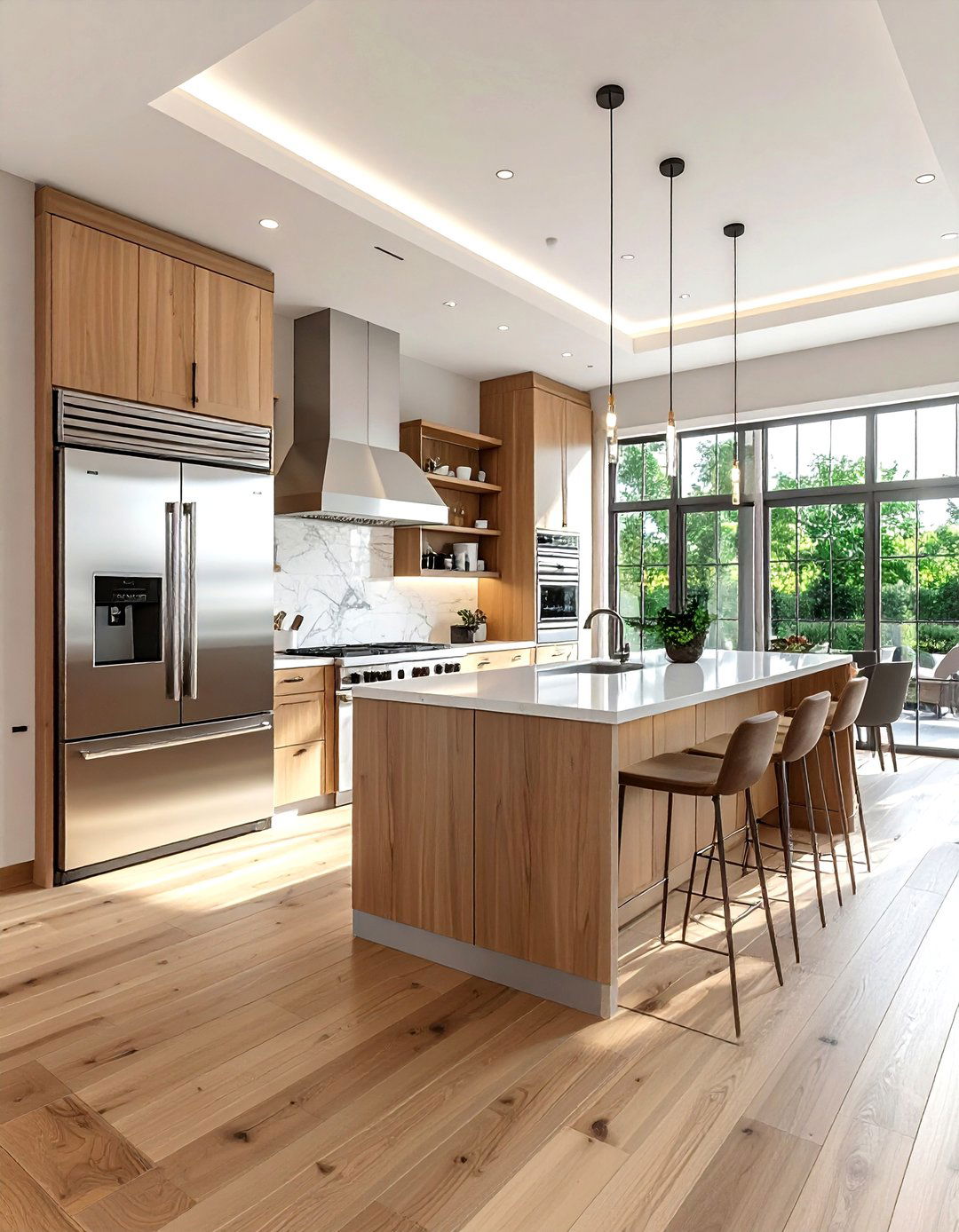 Large Capacity Refrigerator - 30 French door refrigerator kitchen ideas