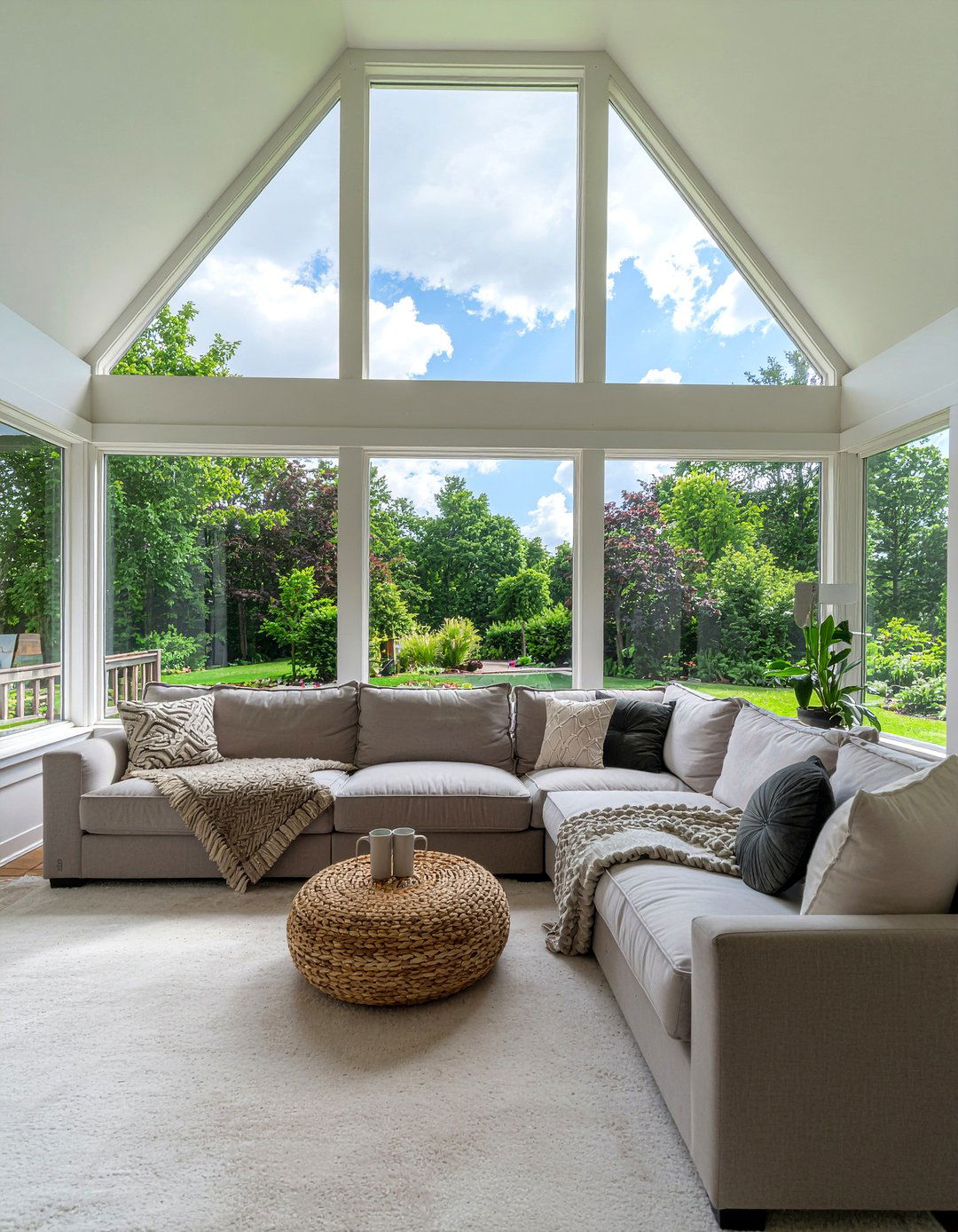 Large Corner Sofa - 30 conservatory living room ideas