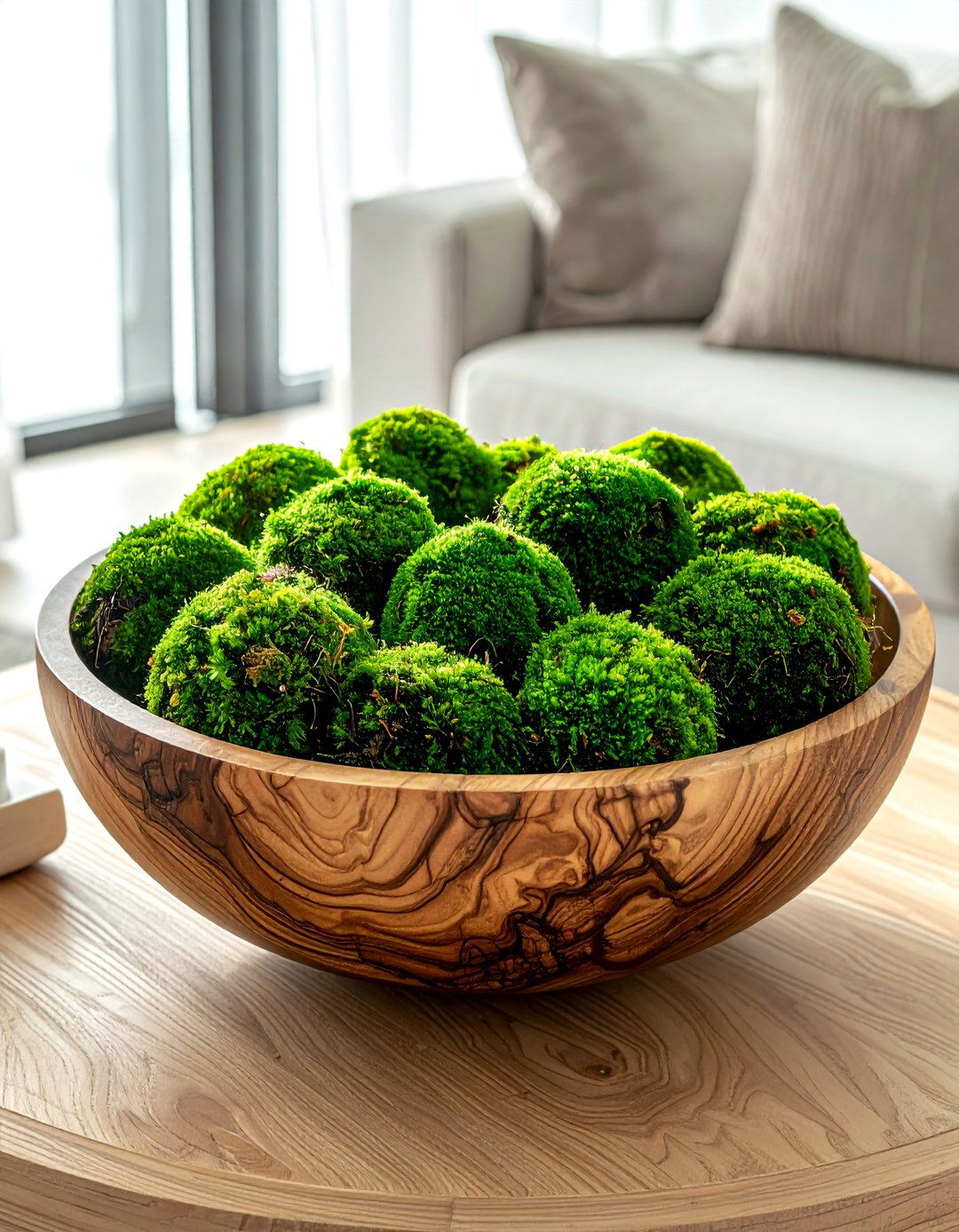 Large Decorative Bowl - 30 round coffee table decor ideas