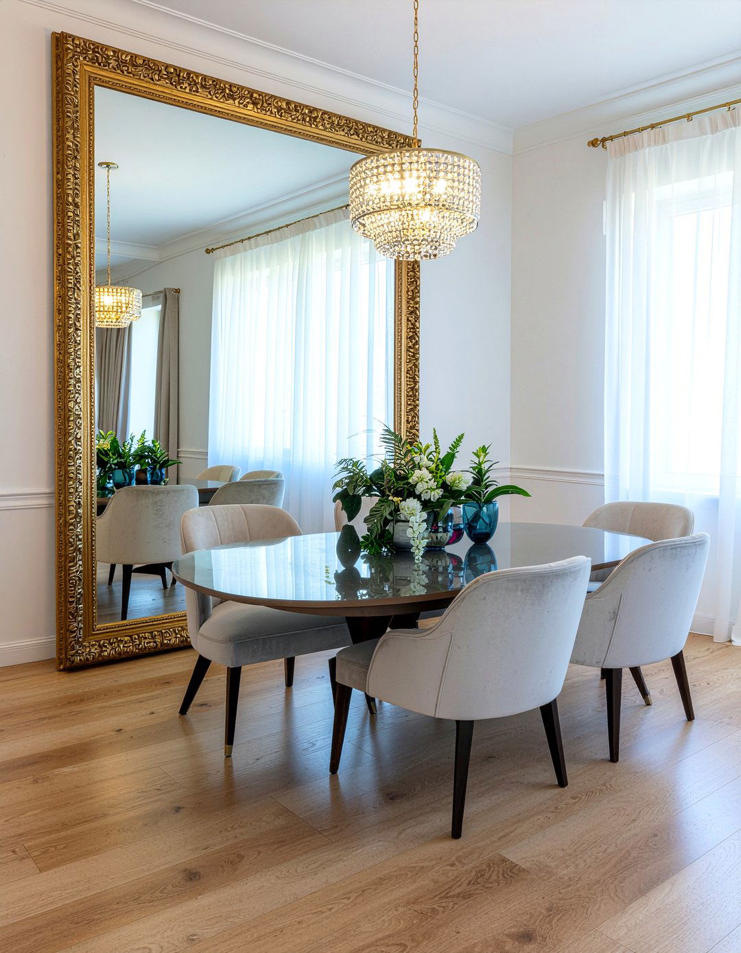Large Dining Room Mirror - 30 new home dining room ideas