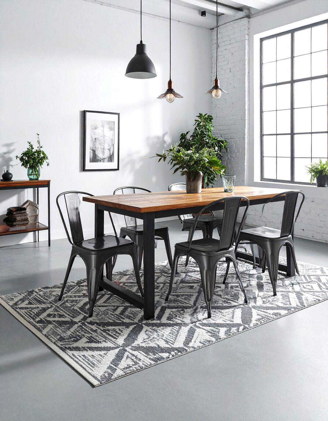 Large Dining Room Rug - 30 warehouse dining room ideas