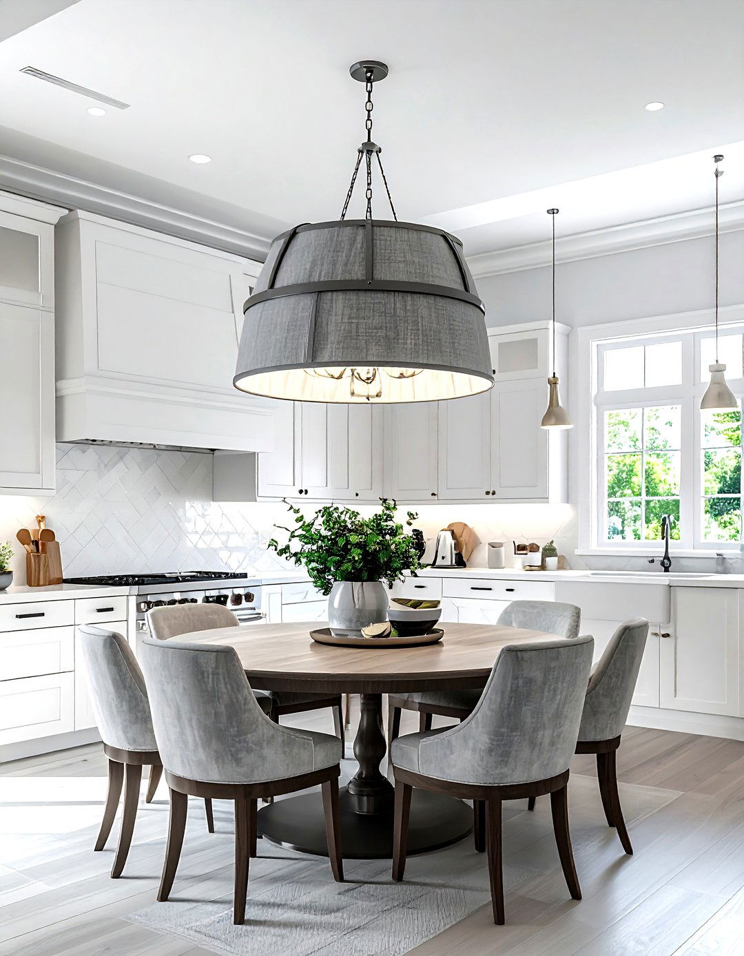 Large Drum Kitchen Chandelier - 30 kitchen chandelier ideas