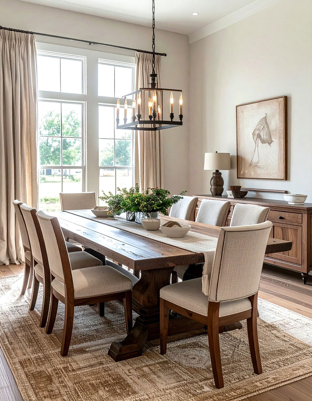 Large Family Trestle Table - 30 Texas dining room ideas