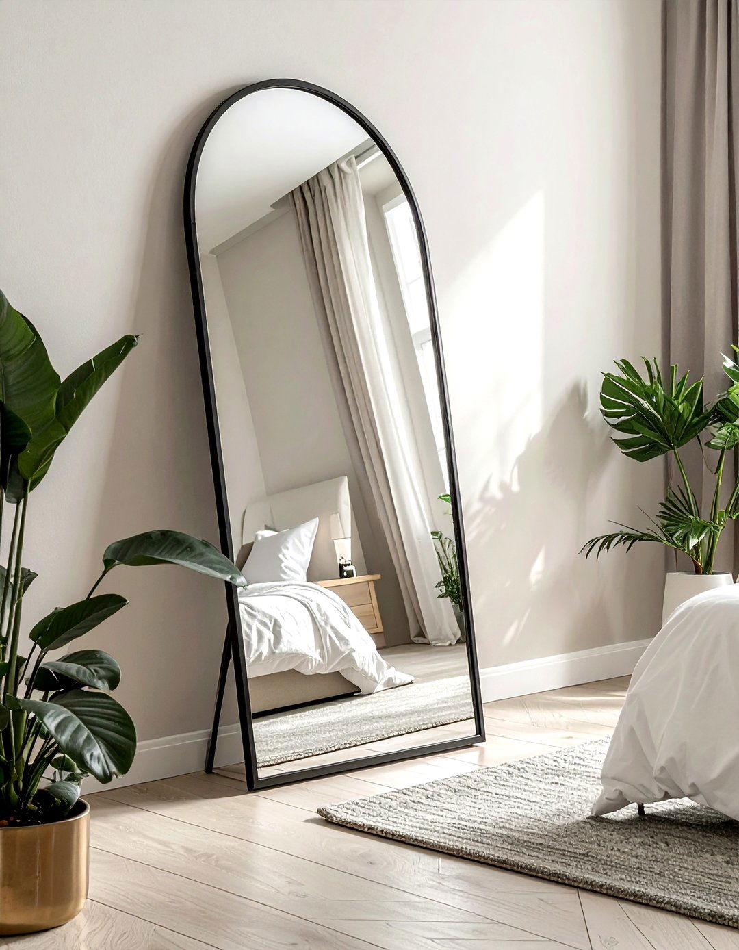 Large Floor Mirror - 30 modern home decor ideas