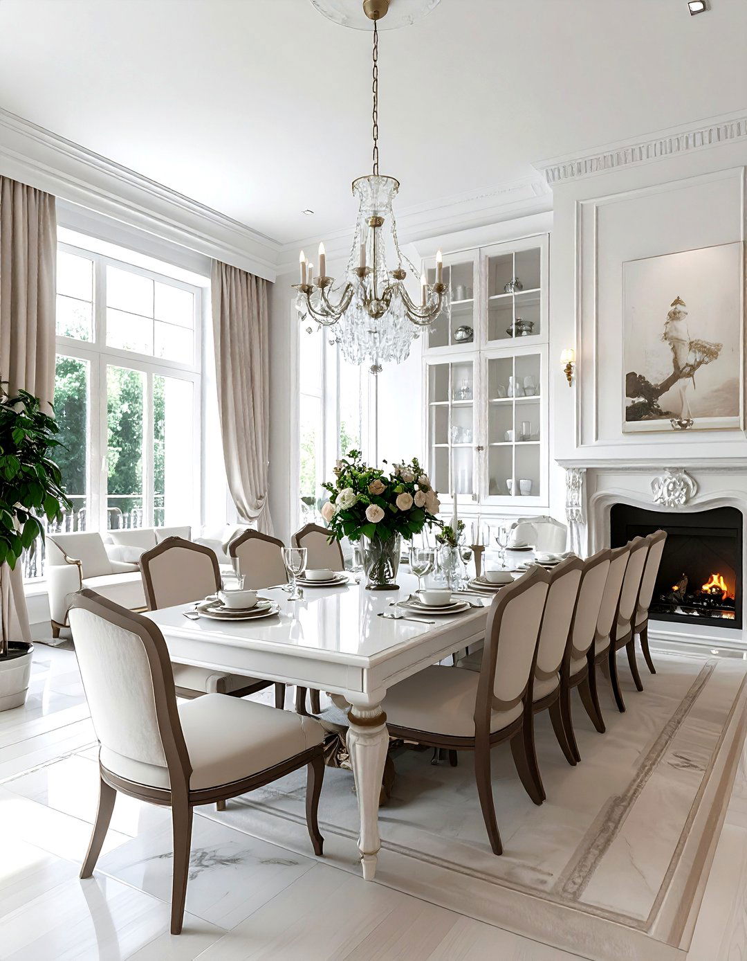 Large Formal Dining Room - 30 dining room formal entertaining ideas