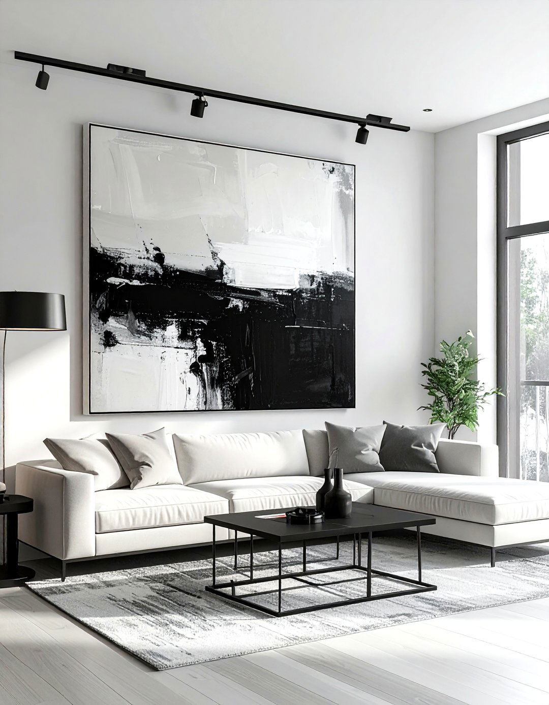 Large Format Art - 30 affordable living room ideas