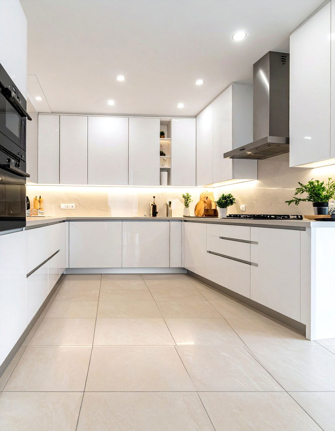 Large Format Kitchen Tiles - 30 tile floor kitchen ideas