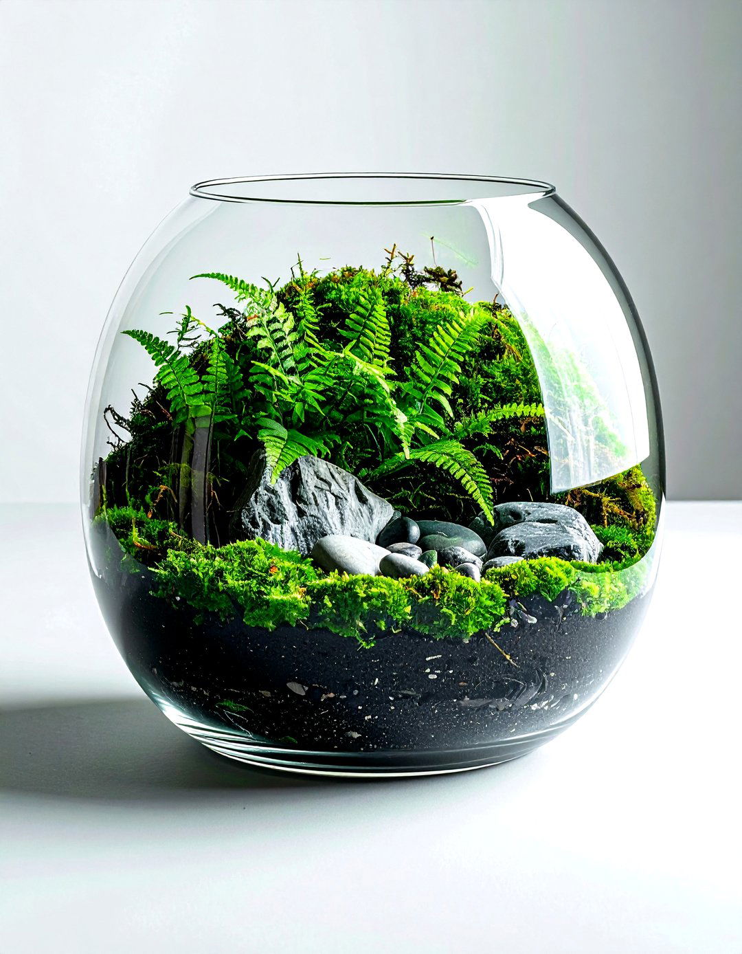 Large Glass Jar Terrarium - 30 living room terrariums