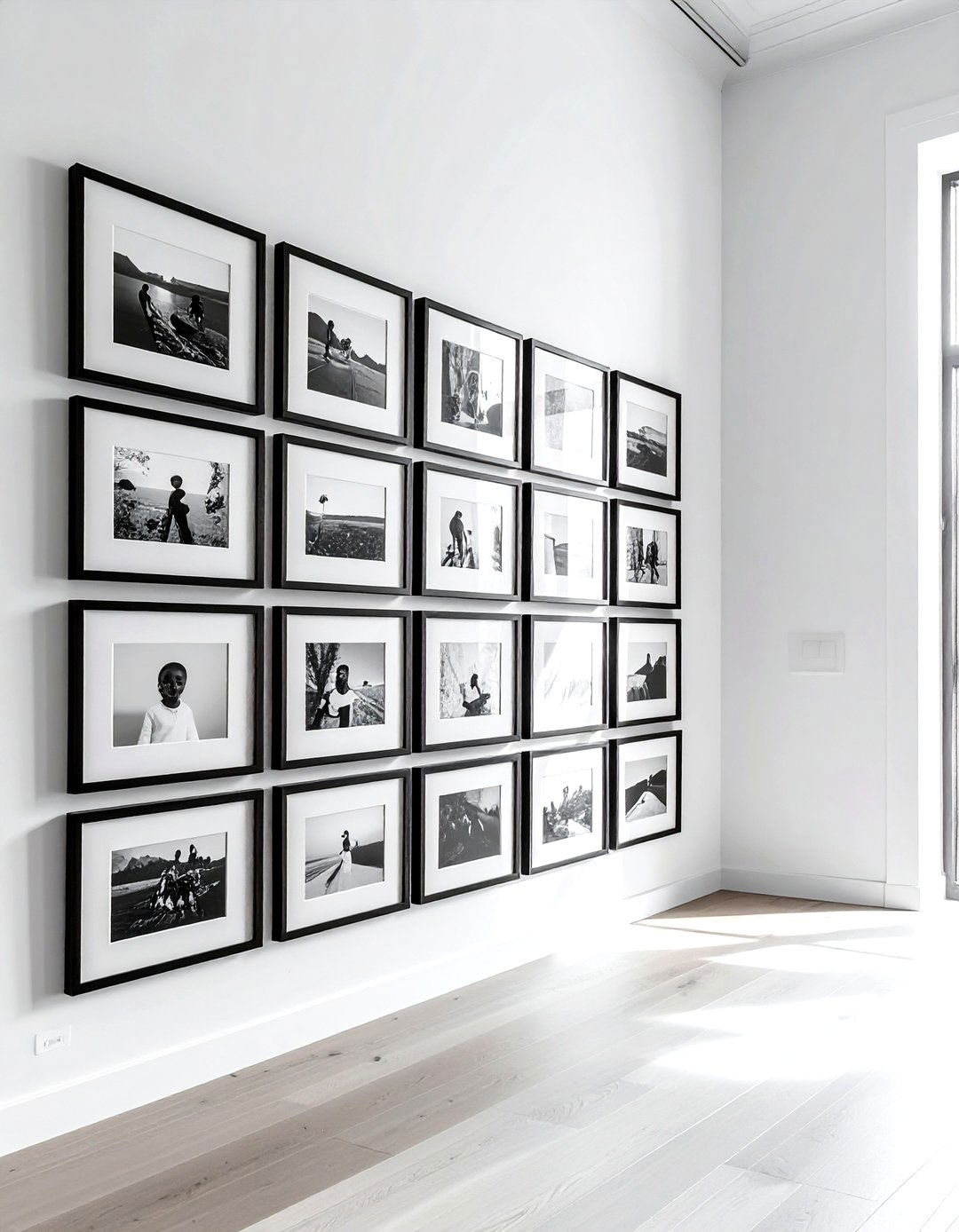 Large Grid Wall Frame - 30 collage frame ideas