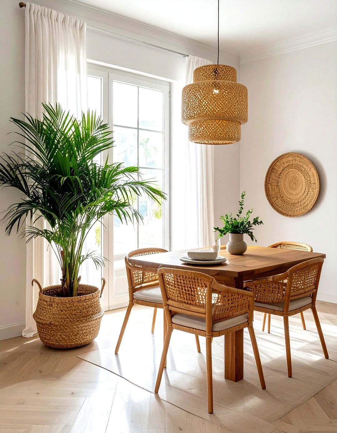 Large Indoor Plant - 30 Moroccan dining room ideas