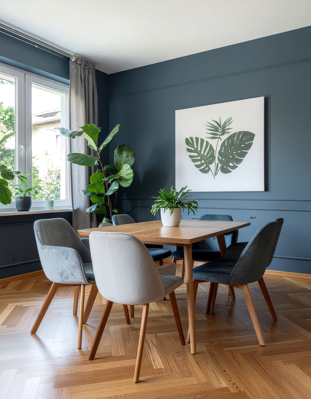 Large Indoor Plants - 30 dramatic dining room ideas