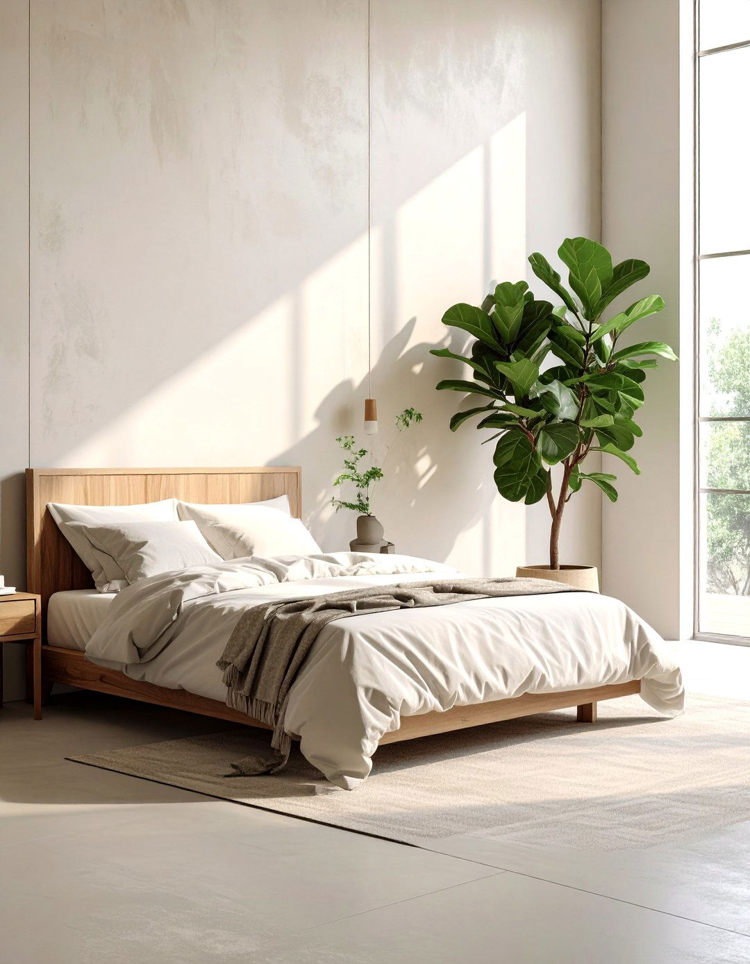 Large Indoor Tree - 30 bedroom statement piece ideas