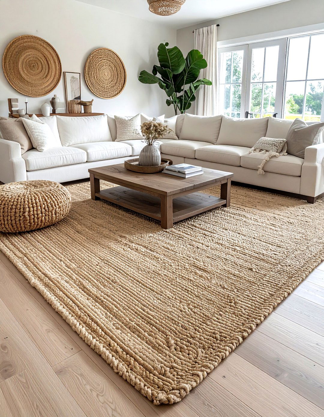 Large Jute Rug x - 30 jute rug ideas