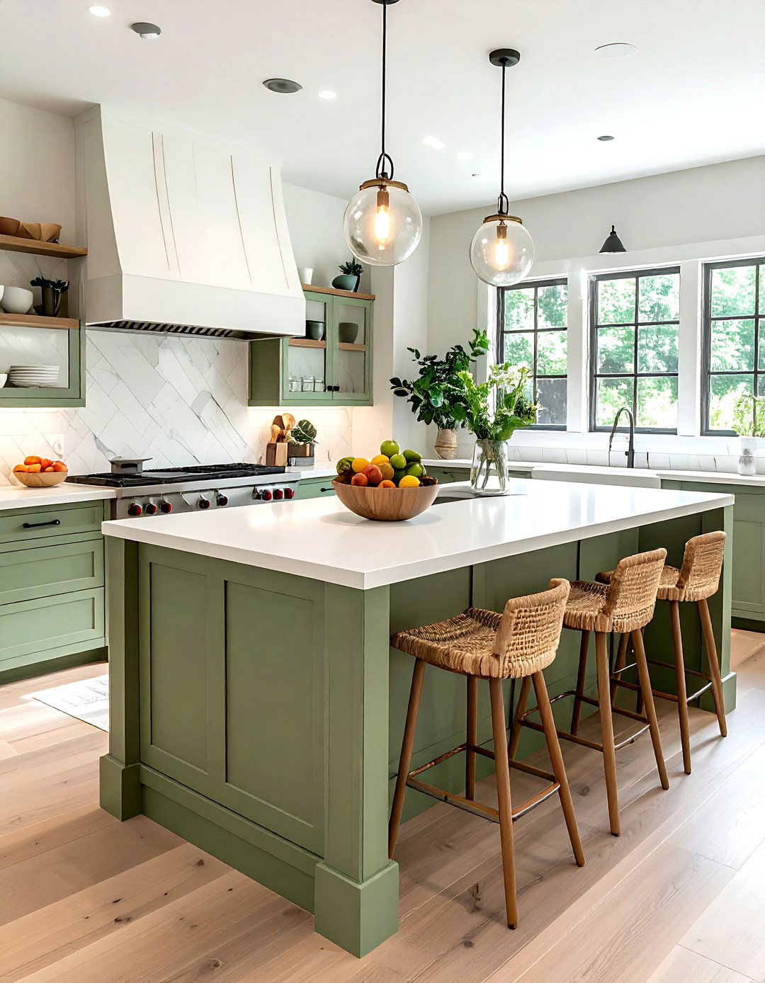 Large Kitchen Island With Seating - 30 farmhouse kitchen ideas