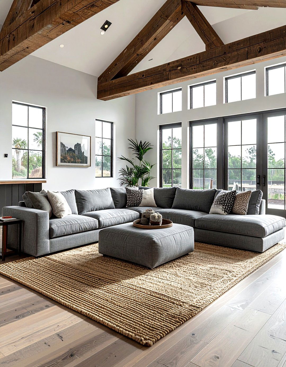 Large L Shaped Sectional - 30 living room sofa arrangement ideas