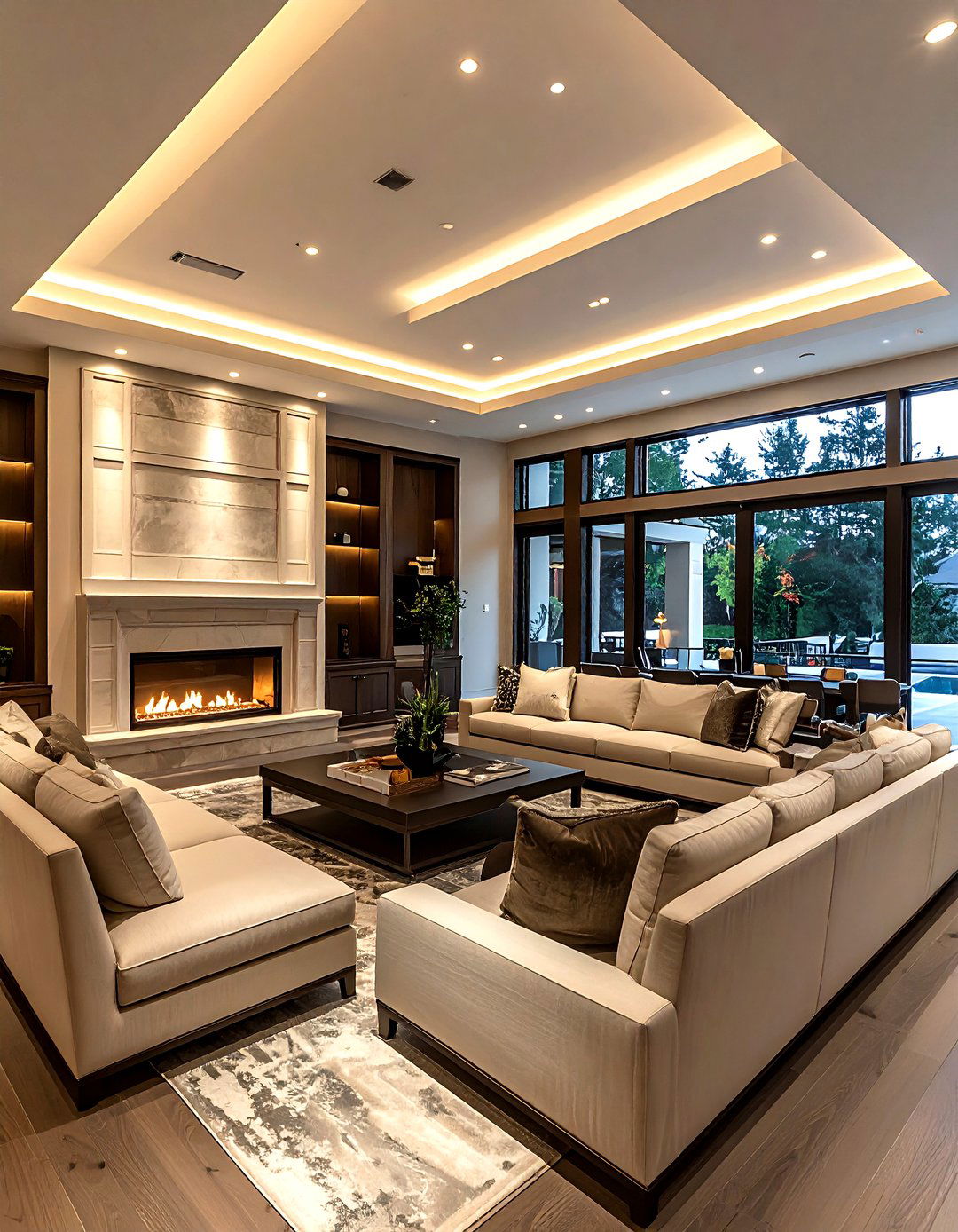 Large Living Room Lighting Layout - 30 living room recessed lighting ideas