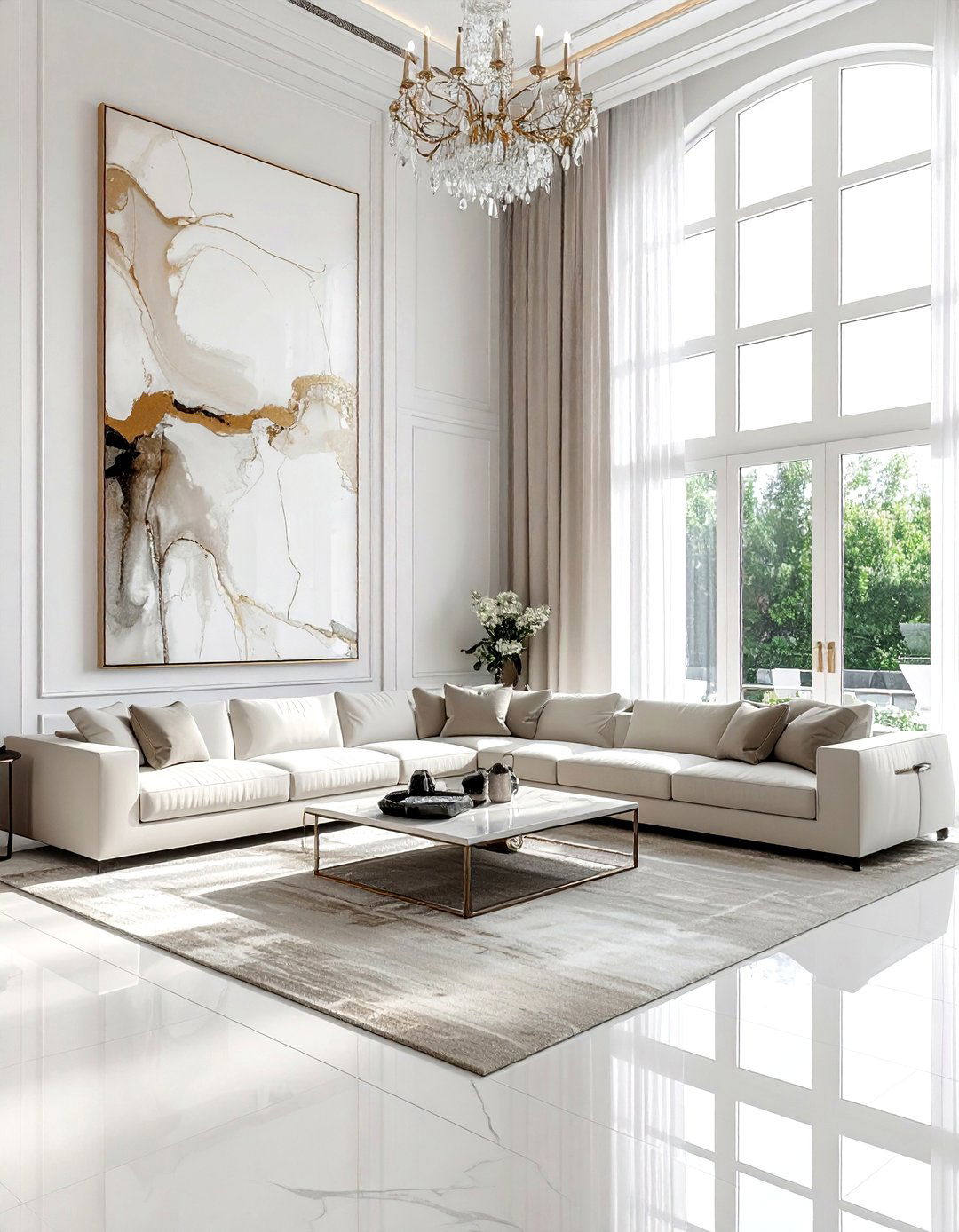 Large Living Room White Walls - 30 living room white walls