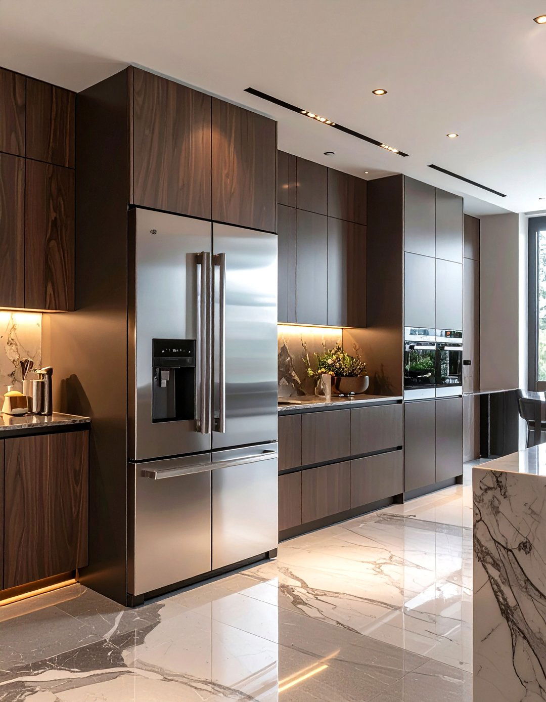 Large Luxury Kitchen Refrigerator - 30 built-in refrigerator kitchen ideas