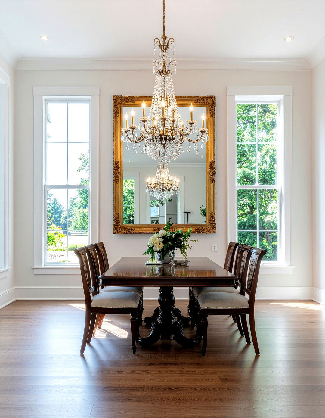 Large Mirror Dining Room - 30 showstopper dining room ideas