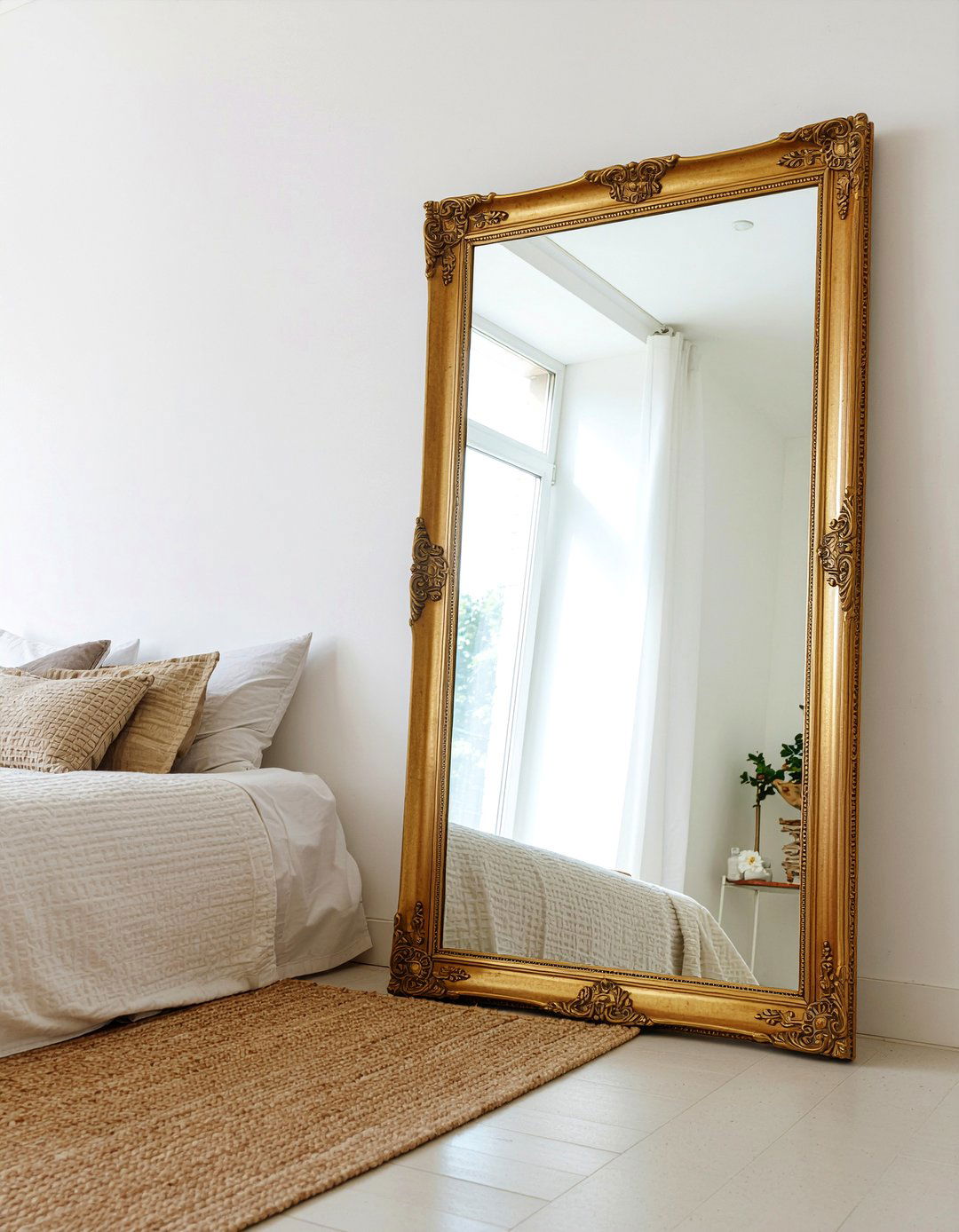 Large Ornate Mirror - 30 Tuscan bedroom ideas