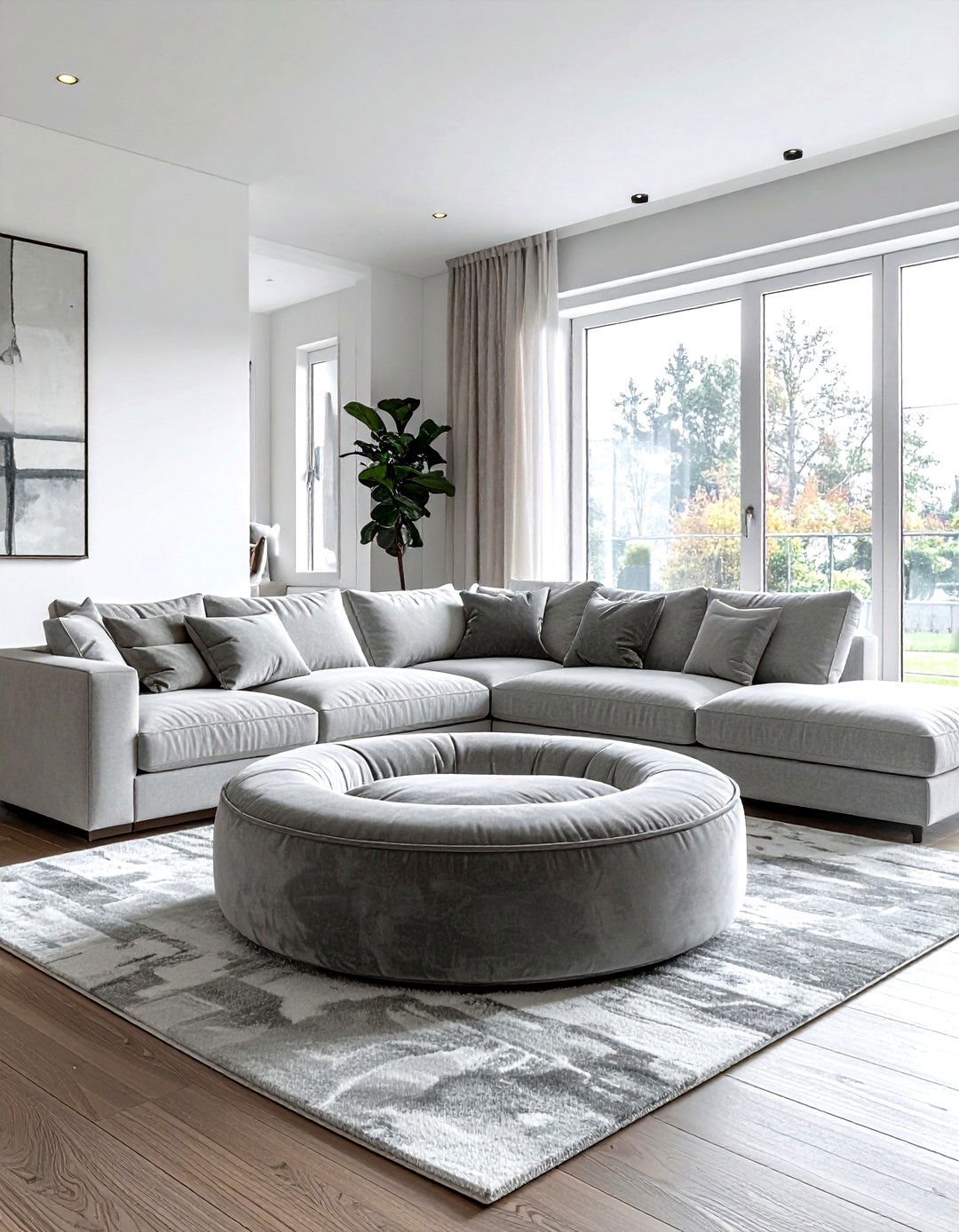 Large Ottoman Pet Bed - 30 pet bed living room ideas