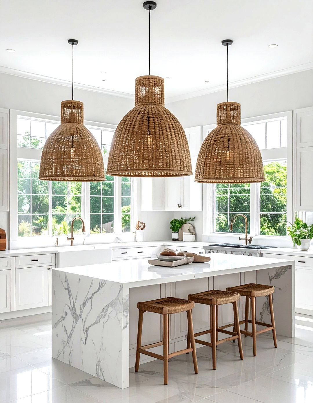 Large Pendant Lighting - 30 kitchen statement piece ideas