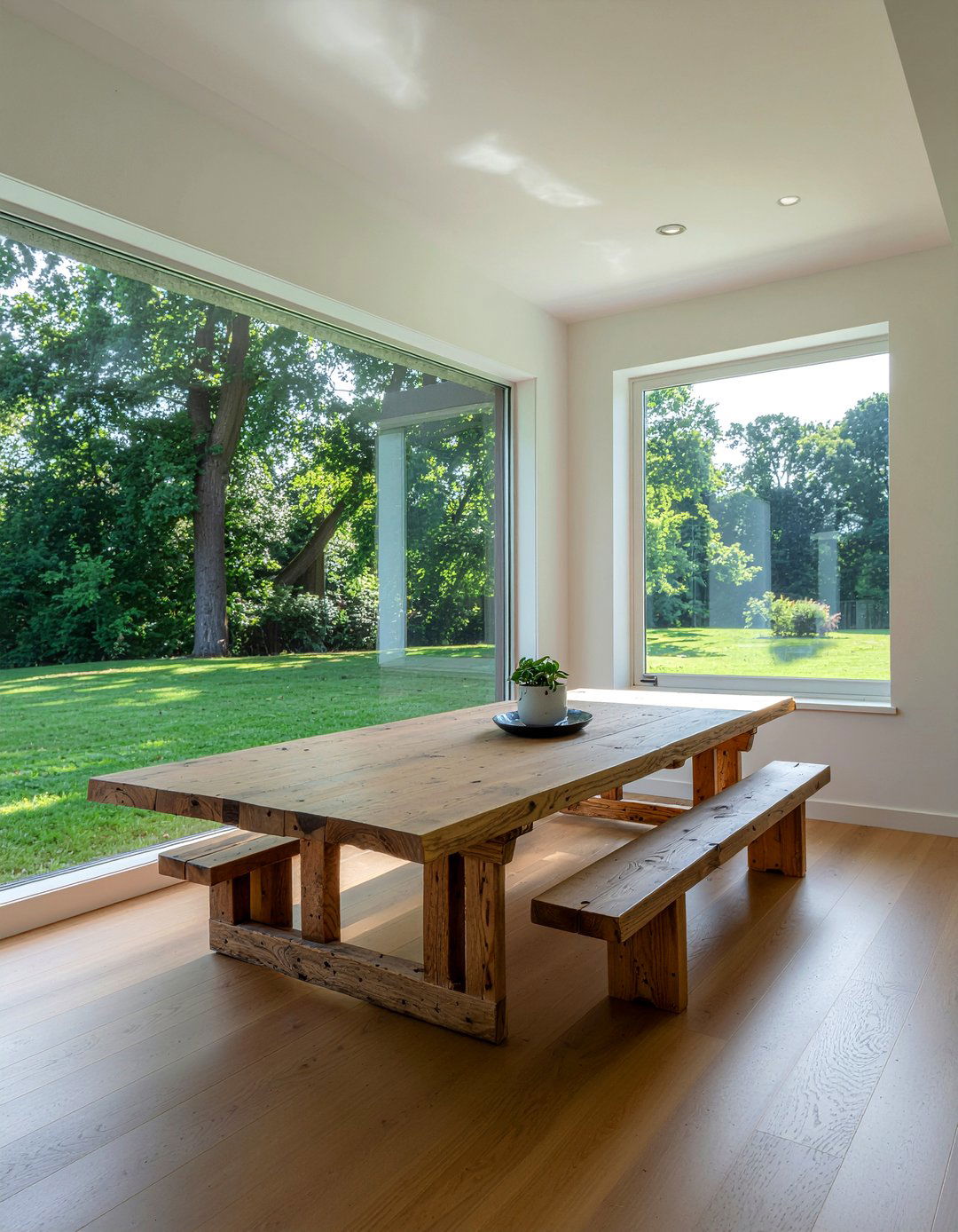 Large Picture Window - 30 garden-inspired dining room ideas