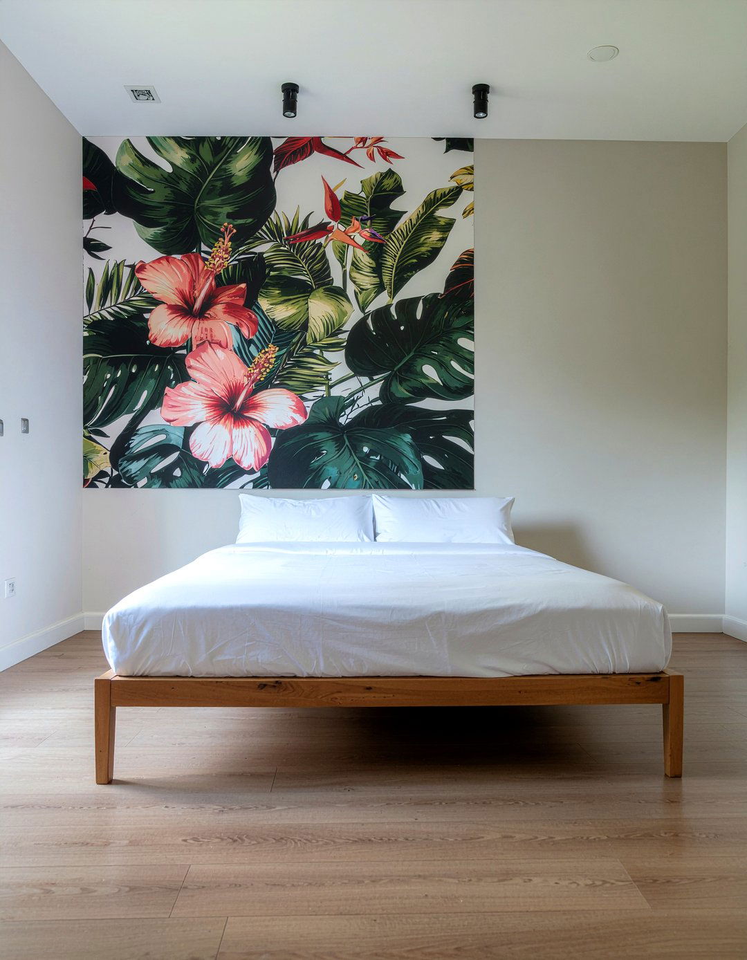 Large Scale Floral - 30 bedroom tropical wallpapers