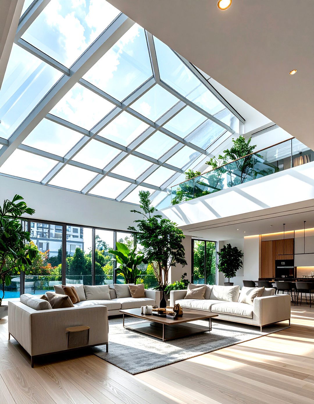 Large Scale Living Room Skylight - 30 living room skylights