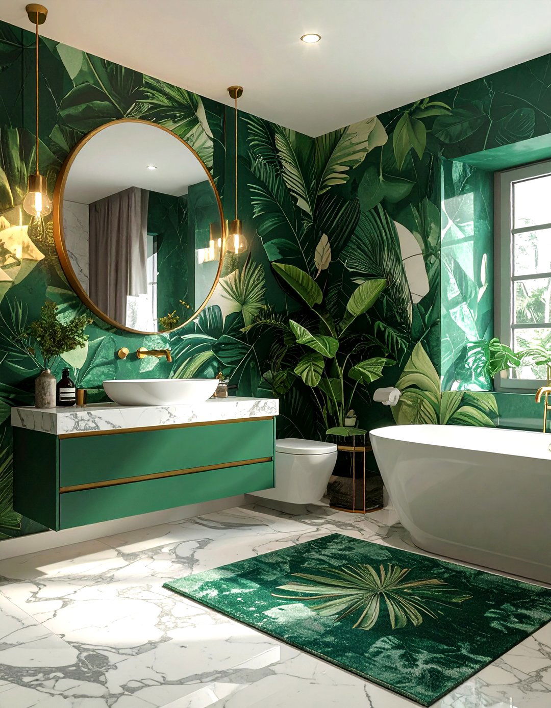 Large Scale Pattern Wallpaper - 30 decor scale ideas