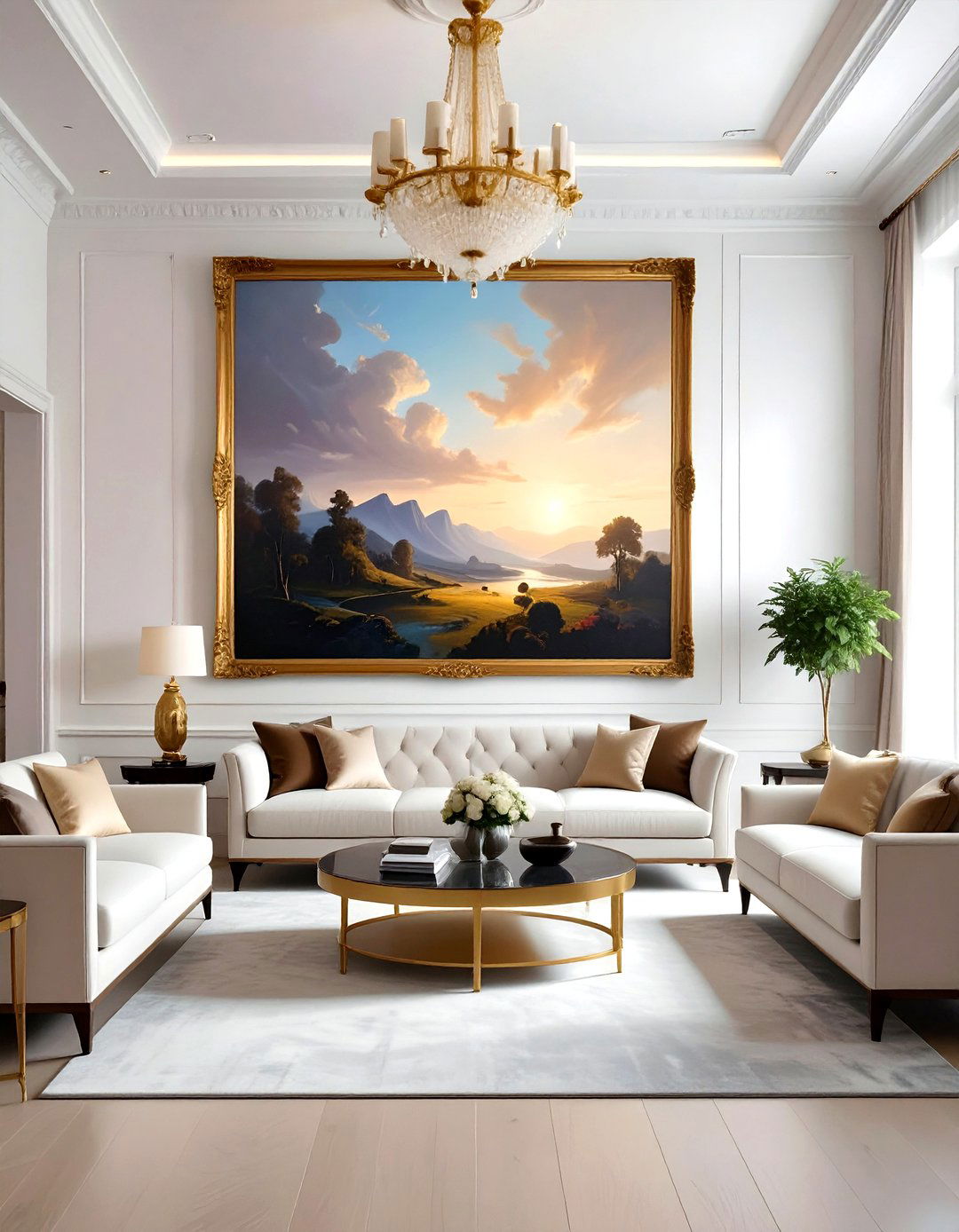 Large Scale Wall Art - 30 stately dining room ideas