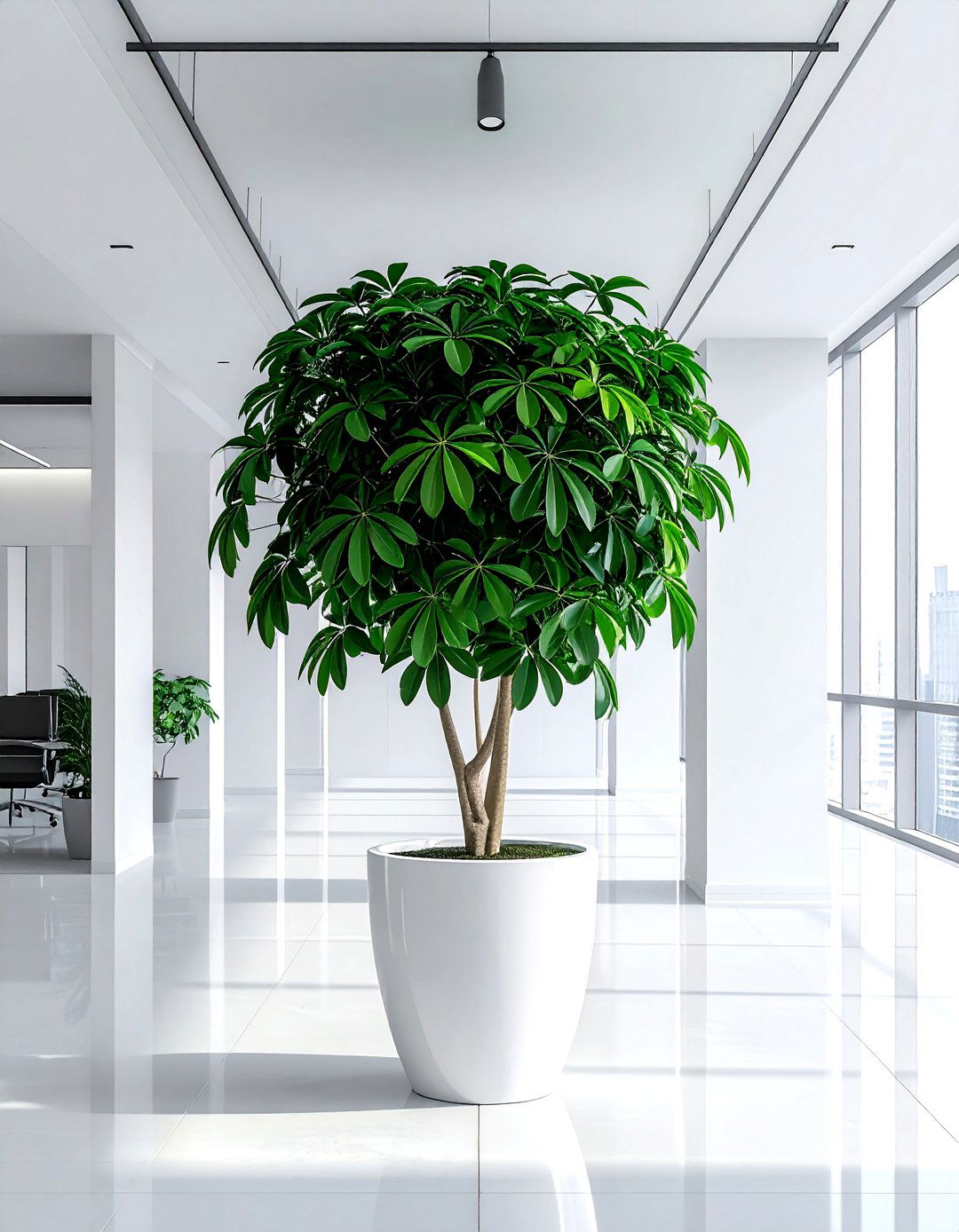 Large Schefflera Umbrella - 30 office plant ideas