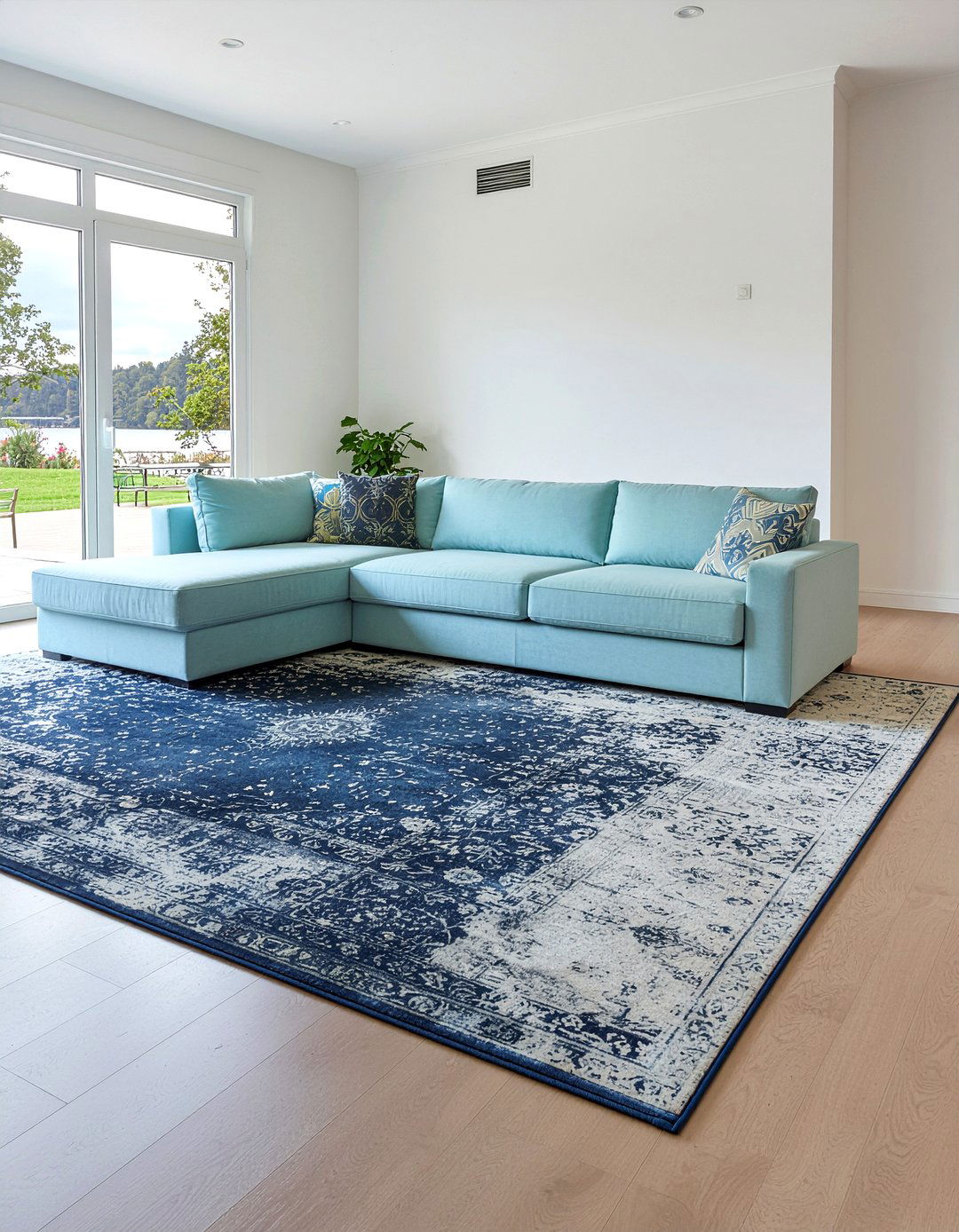 Large Sectional Around Large Area Rug - 30 living room sectional layout ideas