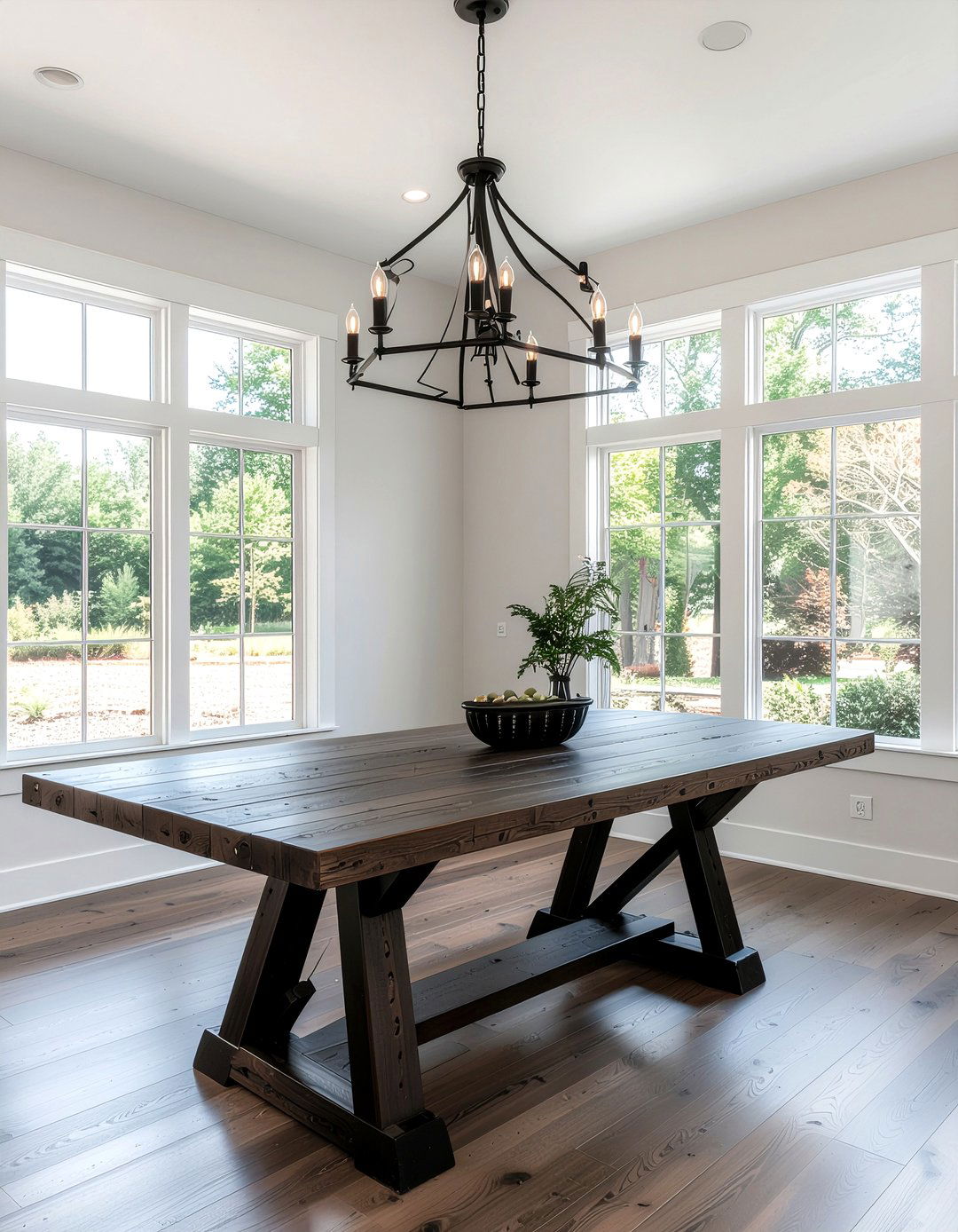 Large Trestle Table - 30 farmland dining room ideas