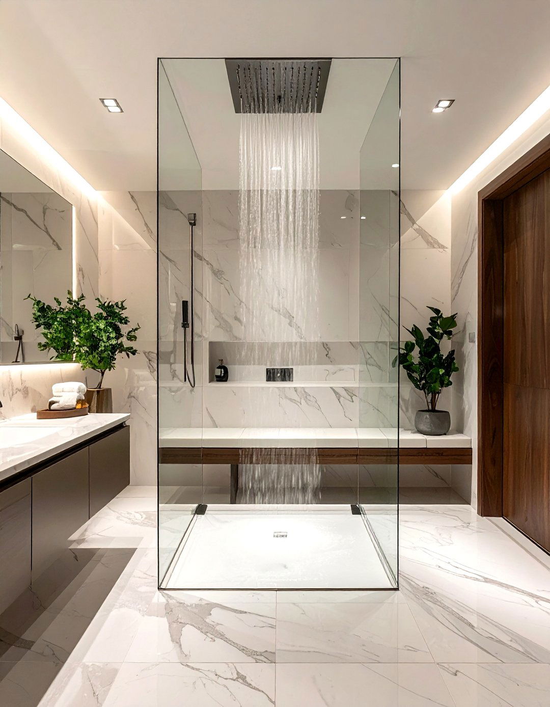 Large Walk In Shower - 30 California bathroom ideas