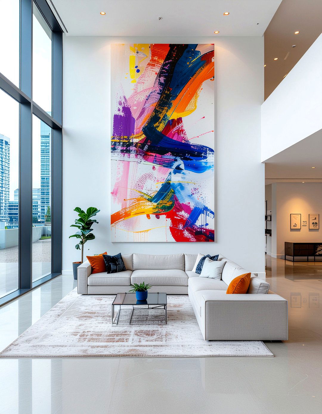 Large Wall Art - 30 large living room ideas