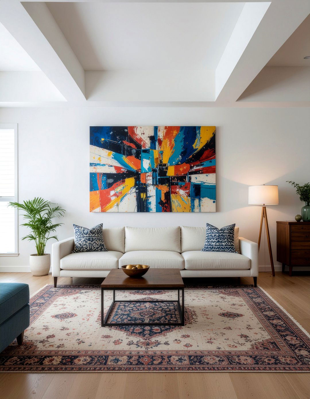 Large Wall Art Living Room - 30 living room styling ideas