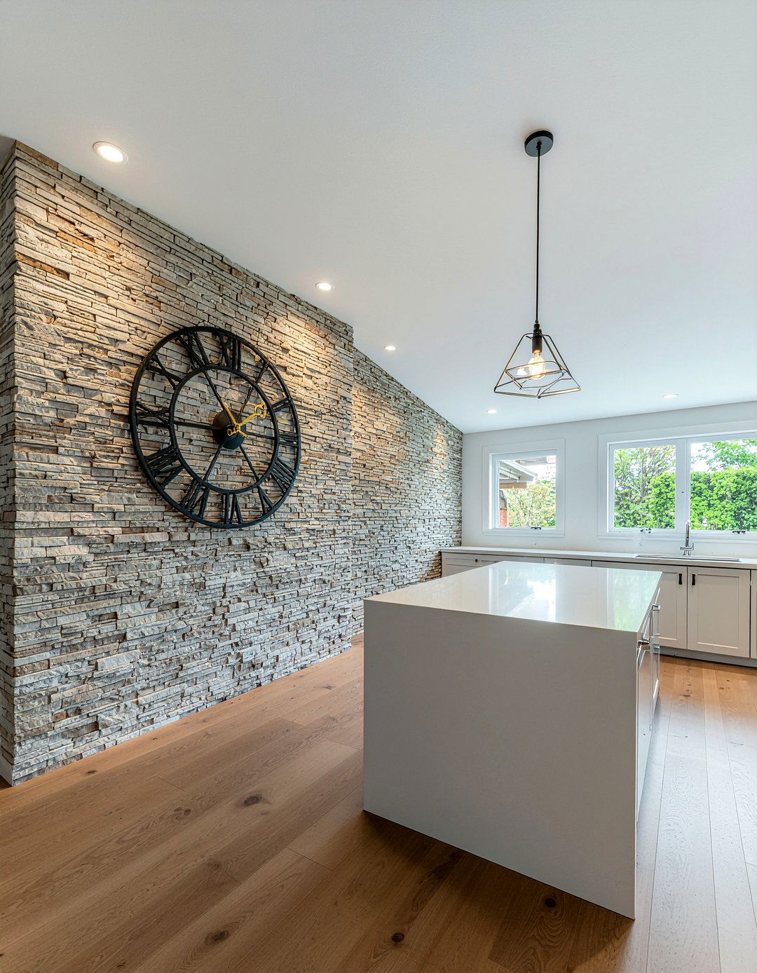 Large Wall Clock - 30 kitchen clock ideas